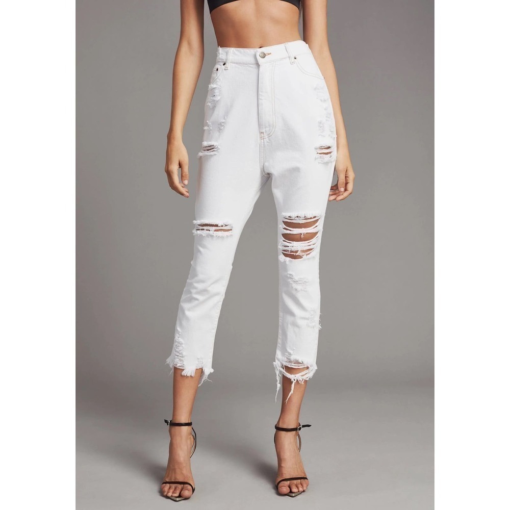 SER.O.YA OMAR DROP BOYFRIEND JEAN WHITE‎